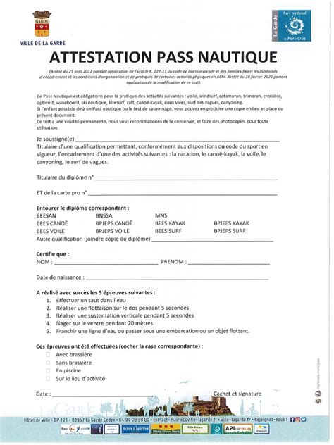 Attestation ex. CE PASSTOP N3 .